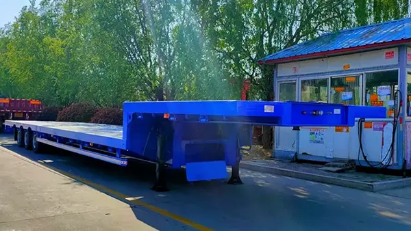Il semirimorchio leggero a pianale ribassato consente una logistica efficiente